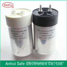 High voltage DC filter capacitor 400UF 1100VDC